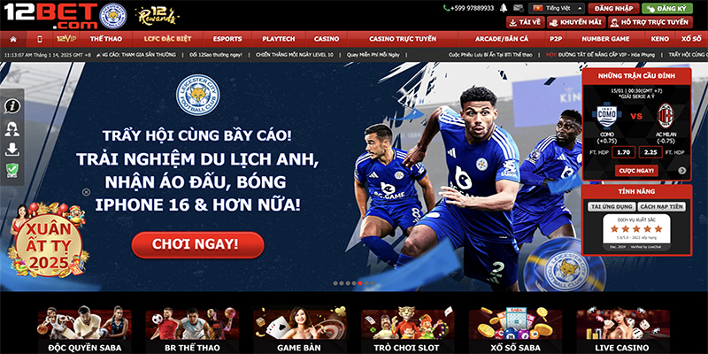 12bet là nhà cái sáng giá, uy tín tuyệt đối