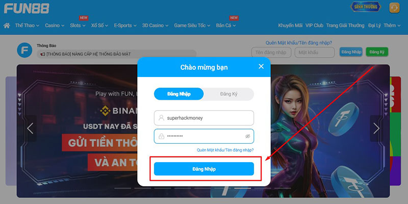 xac nhan bang cach bam nut dang nhap 3